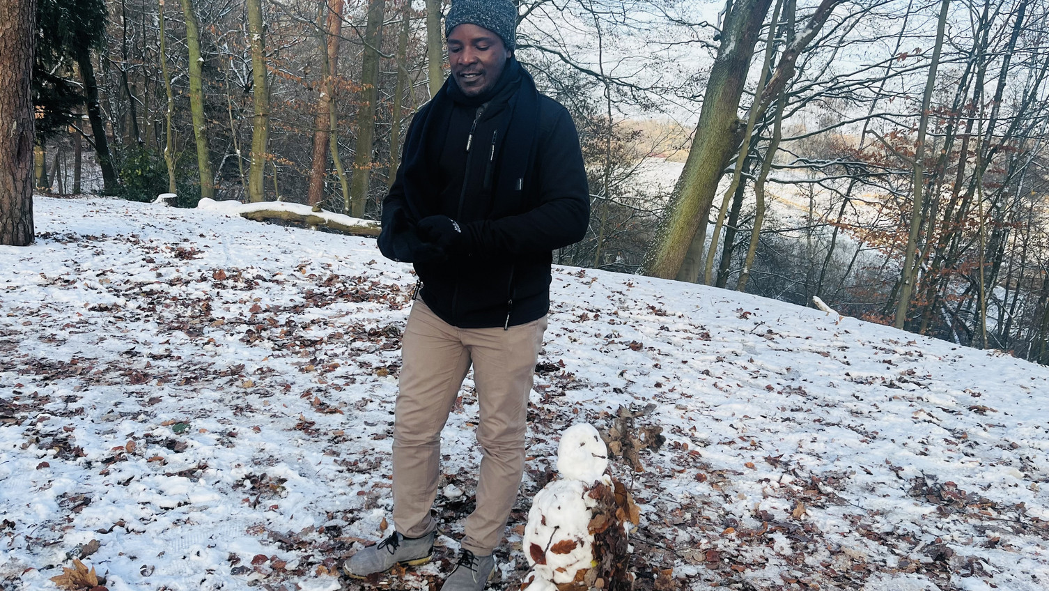 John Bhurekeni on his research stay