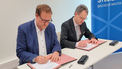 MBA Wirtschaftsforensik Unterschrift Kooperationsvertrag Nahaufnahme